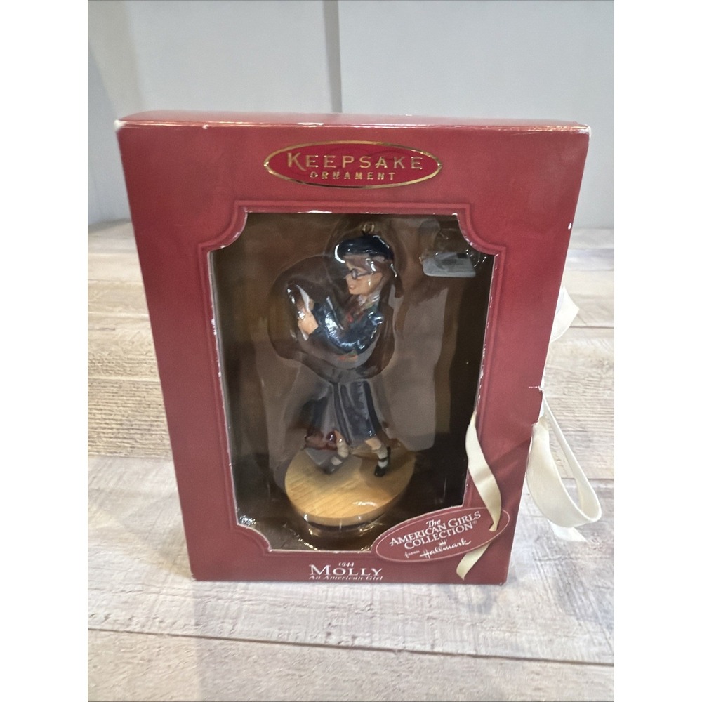 Hallmark Keepsake‎ American Girl Molly Ornament & Charm 1994 Hanging Christmas